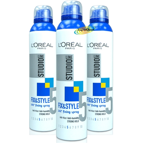 3x L'oreal Studio Line Fix & Style Spray 250ml 3x L'oreal Studio Line Fix & Style Spray 250ml